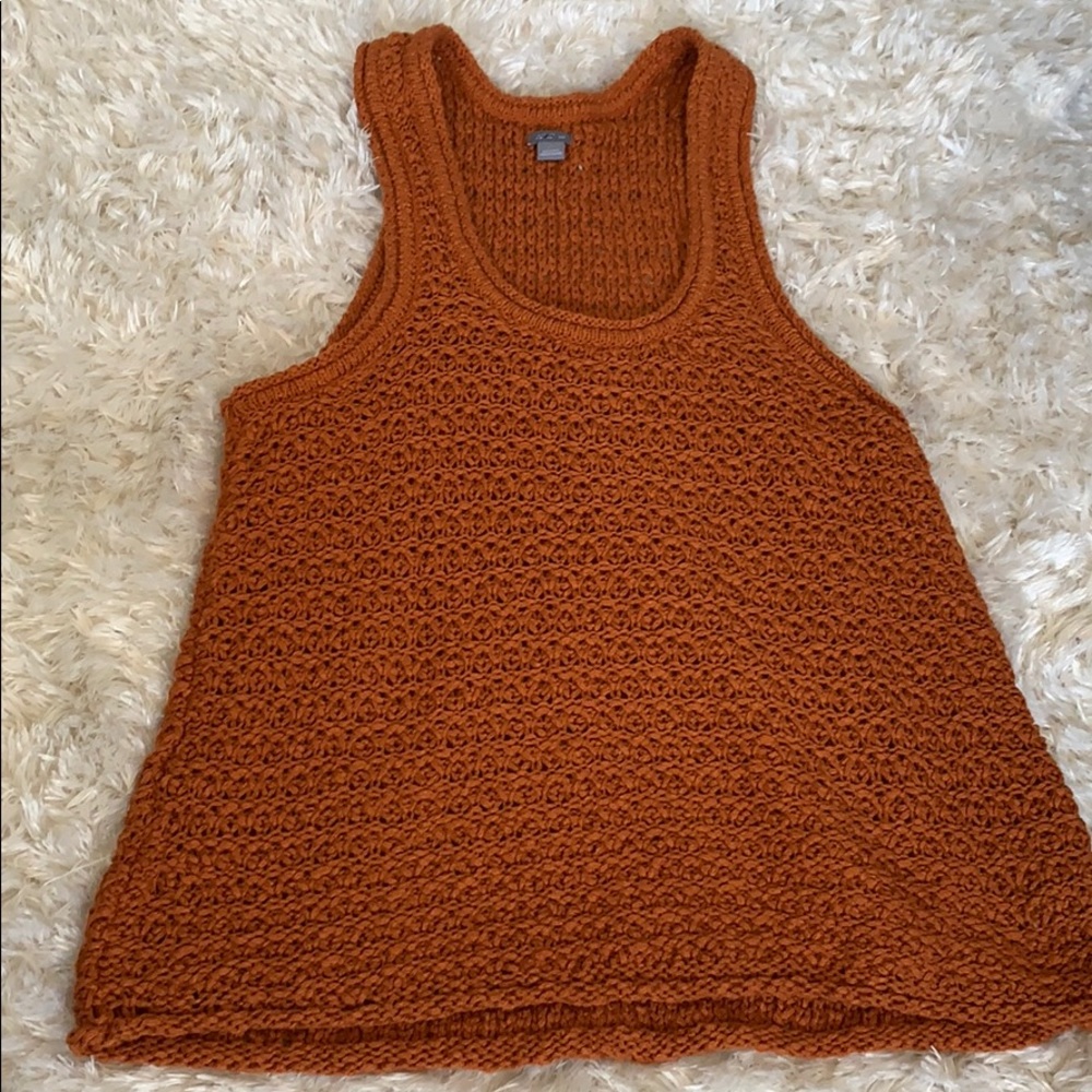 Aerie rust woven tank
